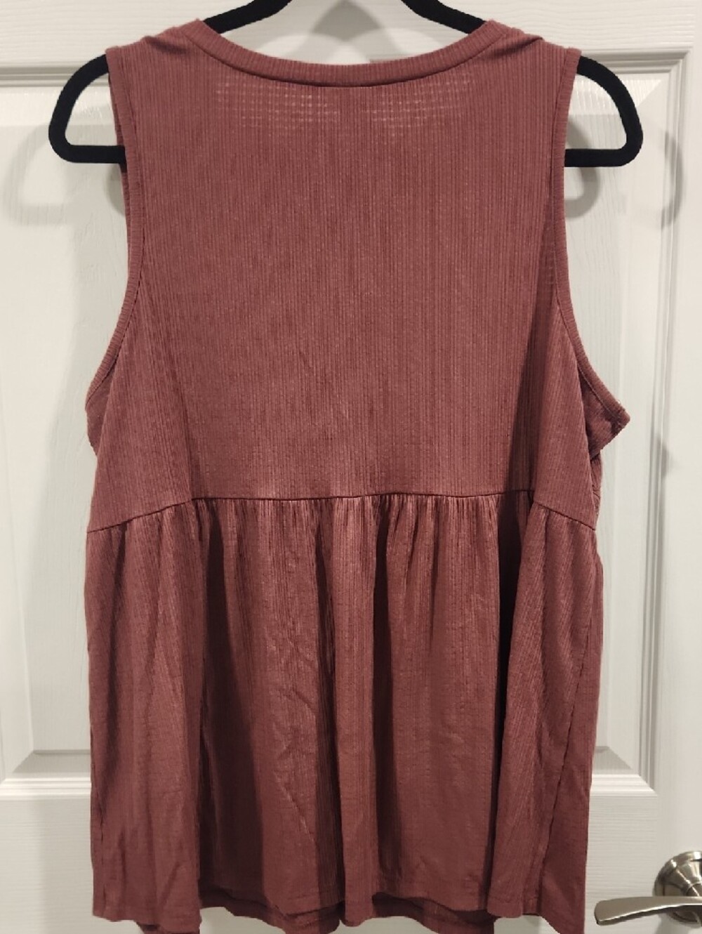 torrid Mauve Ribbed Top - Picture 3 of 6